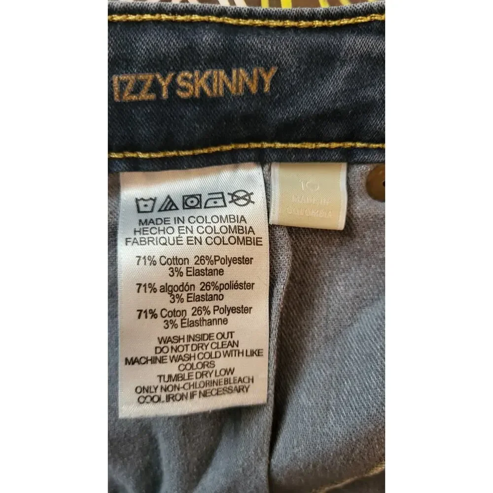 Michael Kors Women’s Denim Izzy Skinny Jeans Size 10 Mid Rise Stretch Classic